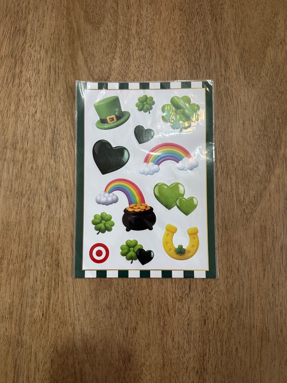 Two St. Patrick Day Sticker Sheets & Keychains Target - Picture 3 of 3